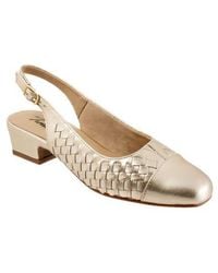 Trotters - Dea Woven Slingback Pump - Lyst