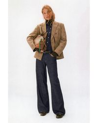 H&M - Feather Soft Wide Regular Jeans - Lyst