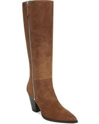 Veronica Beard - Levanne Leather Knee High Boot - Lyst