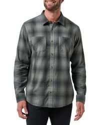 Travis Mathew - Cloud Plaid Flannel Button-Up Shirt - Lyst