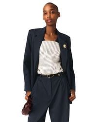Maje - Striped Suit Jacket - Lyst