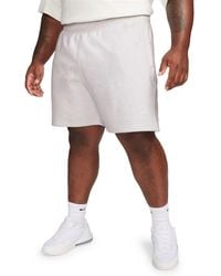 Nike - Solo Swoosh Fleece Sweat Shorts - Lyst