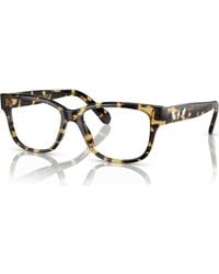 Swarovski - 54Mm Rectangle Optical Glasses - Lyst