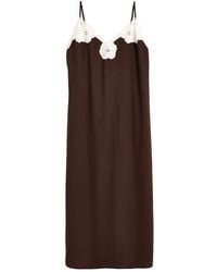 Madewell - V-Neck Midi Slipdress - Lyst