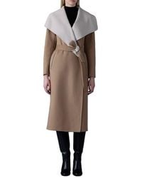 Mackage - Mai Wool Long Wrap Coat - Lyst