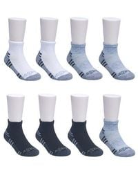 Ed Hardy - Boys Athletic Half Cushion Quarter Sock 8-Pack - Lyst