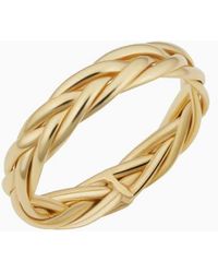 Oradina - 14K Solid Caesar Stack Ring - Lyst
