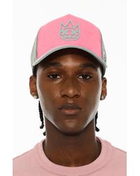 Cult Of Individuality - Logo Mesh Back Suede Trucker Hat - Lyst