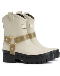 Barbour - Elley Harness Rain Boot - Lyst