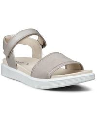 Ecco - Soft Two Strap Sandal - Lyst