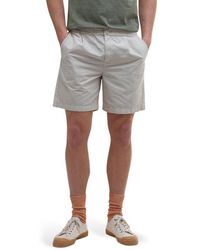 Barbour - Rickfell Pleated Cotton Ripstop Shorts - Lyst