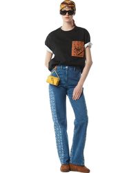 MCM - Monogram Jeans - Lyst