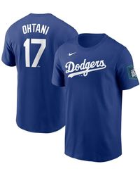 Nike - Freddie Freeman Los Angeles Dodgers 2024 Mlb World Tour Seoul Series Name & Number T-shirt At Nordstrom - Lyst