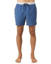 O'neill Sportswear - Og Solid Scallop Volley Swim Trunks - Lyst