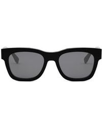 Fendi - Diagonal 51Mm Square Sunglasses - Lyst