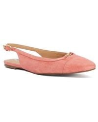 Dune - Hanna Slingback Cap Toe Flat - Lyst