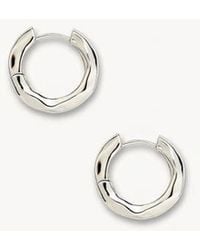 Machete - Petite Wavy Hoops - Lyst