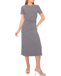 Halogen® - Twist Stripe T-Shirt Dress - Lyst