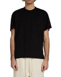 Les Tien - Lightweight Binded Neck Inside Out Tee - Lyst