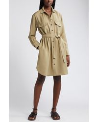 Nordstrom - Long Sleeve Belted Shirtdress - Lyst