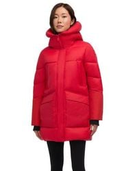 Pajar - Heirani Mid-Length Quilted Parka Puffer With Oversized Hood - Lyst