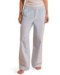 Etam - Benicio Pinstripe Cotton Sleep Pants - Lyst