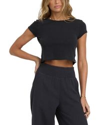 Billabong - Daily Cotton Graphic Baby Tee - Lyst