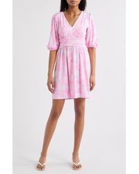Lilly Pulitzer - Brightan Floral Fit & Flare Dress - Lyst