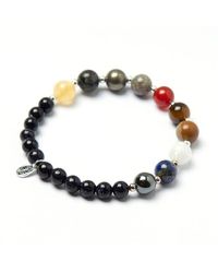 Tiny Rituals - 9 Planet Gemstone Energy Bracelet - Lyst