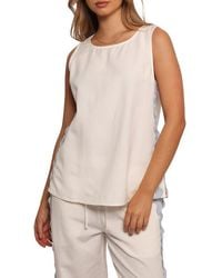 Petal & Pup - Jasinta Rickrack Trim Sleeveless Top - Lyst