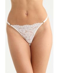 Kilo Brava - Lace G-String - Lyst