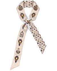Lost Pattern - Amora Silk Skinny Scarf - Lyst