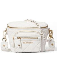 MZ Wallace - Micro Crosby Diamond Quilted Nylon Sling Bag - Lyst