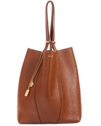 Chloé - Spin Leather Tote - Lyst