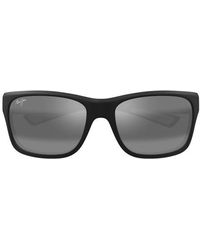 Maui Jim - 'Ano Nui 63Mm Oversize Polarizedplus2 Rectangular Wrap Sunglasses - Lyst