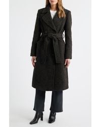 Bernardo - Double Breasted Belted Coat - Lyst