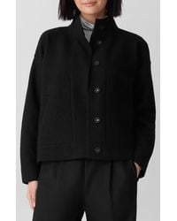 Eileen Fisher - Boiled Wool Jacket - Lyst