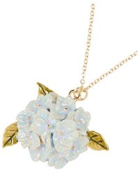 Fable England - Enamel Hydrangea Necklace - Lyst