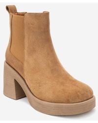 Forever & Always Shoes - Lysa Leather Platform Boot - Lyst