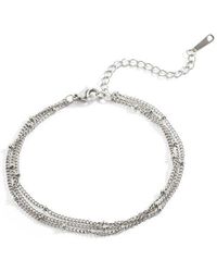 Mint & Lily - Triple Layer Satellite Chain Bracelet - Lyst