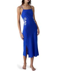 Etam - Beste Crinkled Embroidered Nightgown - Lyst