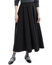 Theory - Pleated Maxi Skirt - Lyst