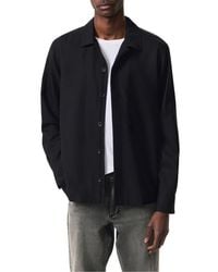 Rag & Bone - Hyde Wool Blend Piqué Button-Up Shirt Jacket - Lyst