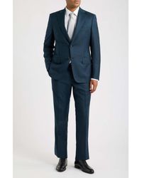 Heritage Gold - Solid Super 130S Wool Suit - Lyst
