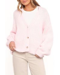 Petal & Pup - Selina Balloon Sleeve Cardigan - Lyst