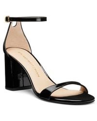 Stuart Weitzman - Nudist Block 75 Sandal - Lyst