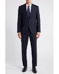 Jack Victor - Esprit Solid Stretch Wool Suit - Lyst