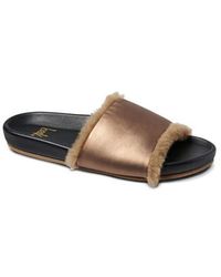 Beek - Gallito Genuine Shearling Slide Sandal - Lyst