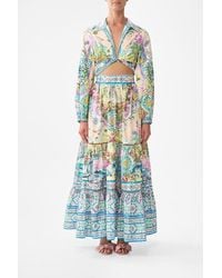 CAMILLA - High Waisted Tiered Skirt Just Coasting - Lyst