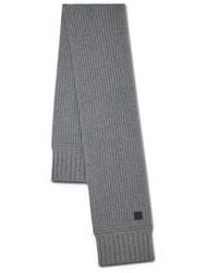 Mulberry - Chunky Ribbed Scarf Dark Melange - Lyst